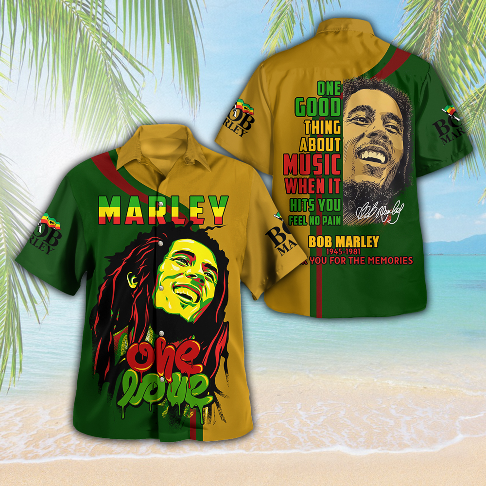 Bob Marley Music Hawaiian Shirt Gifts For Fans