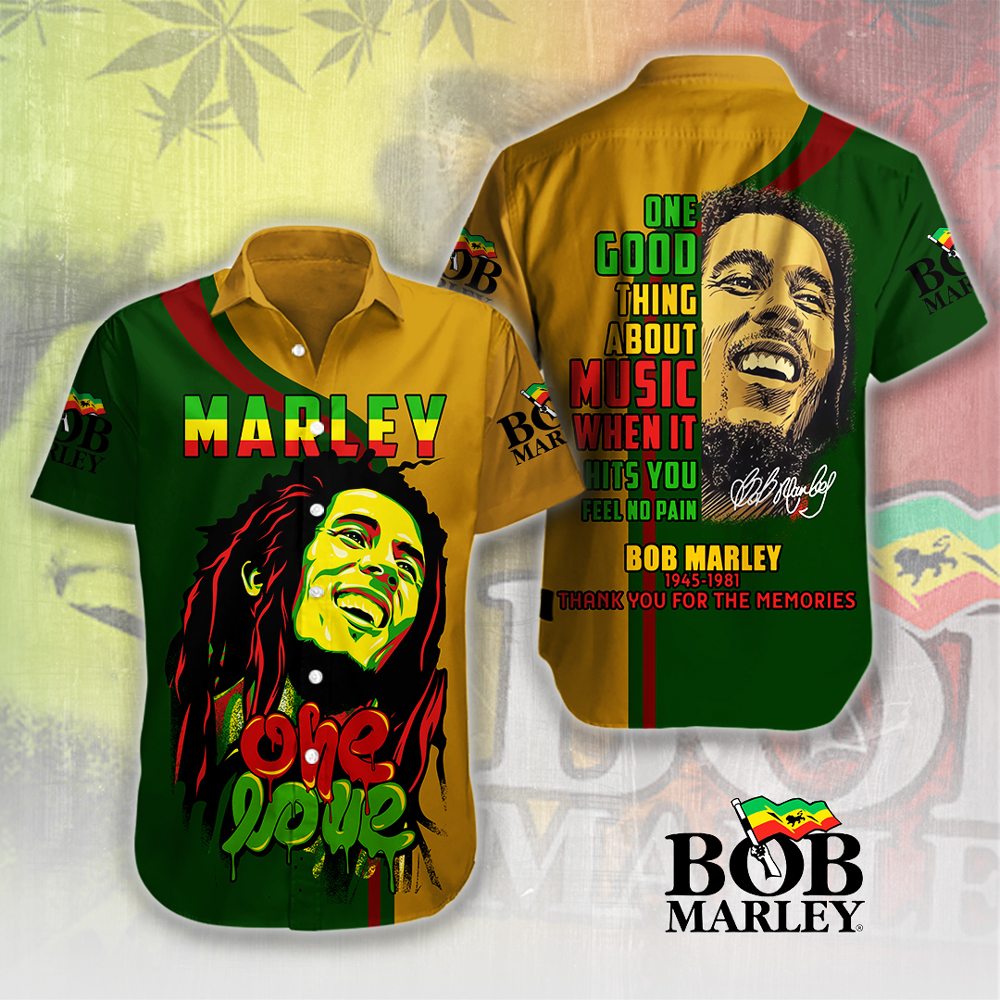 Bob Marley Music Hawaiian Shirt Gifts For Fans