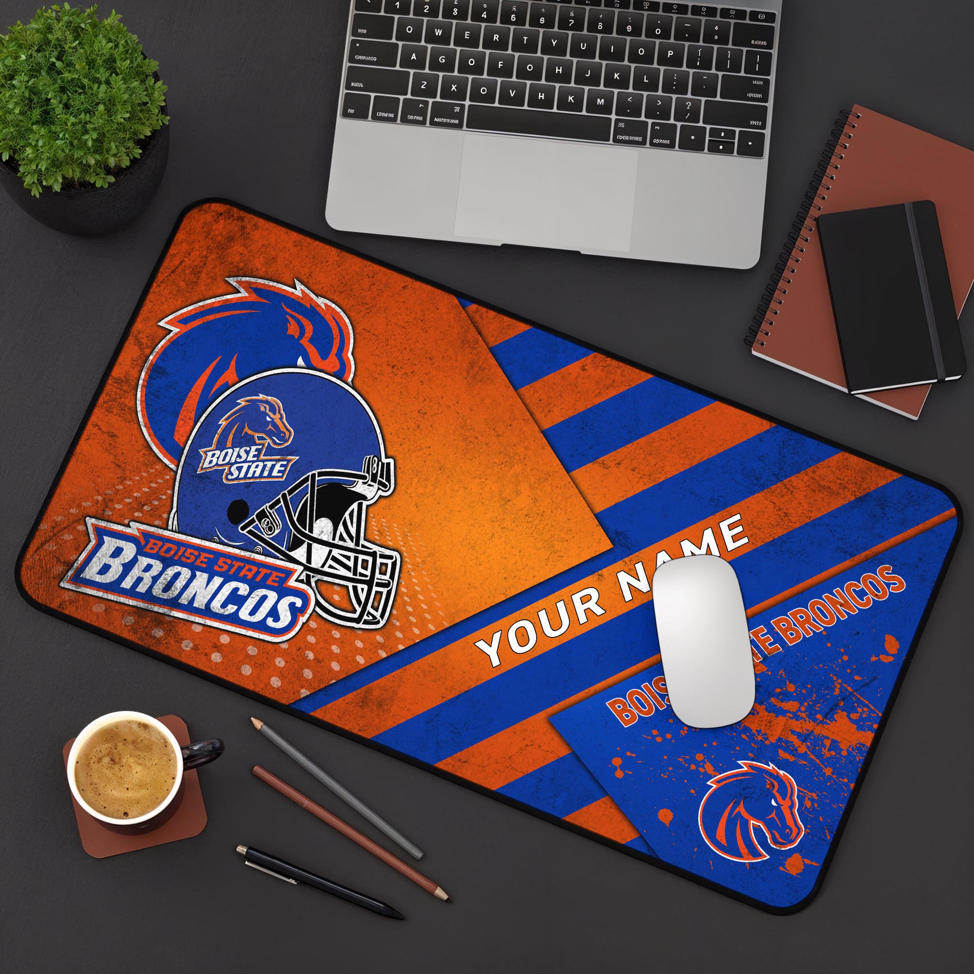 Boise State Broncos 2025 Version Mouse Pad Custom Printed, Sport Team Mouse Pad, Sport Gift For Fans