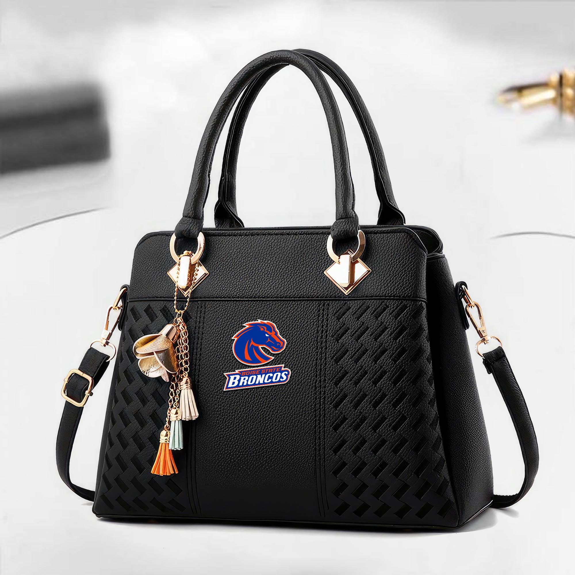 Boise State Broncos Deluxe Handbag For Women 2025 Versions, Sport Deluxe Handbag, Mothers Day Gift