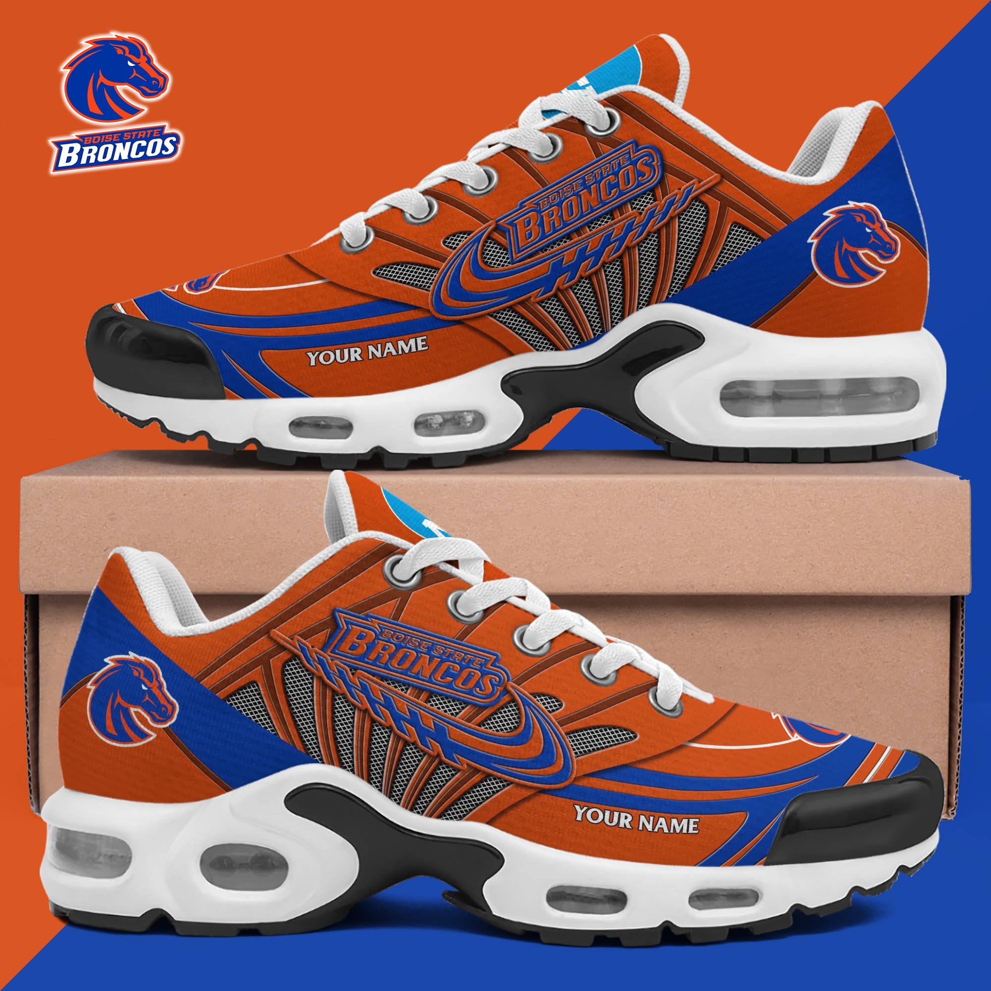 Boise State Broncos TN Shoes 2025 Version Custom Your Name, Shoes For Sport Fans, Gift For Fans