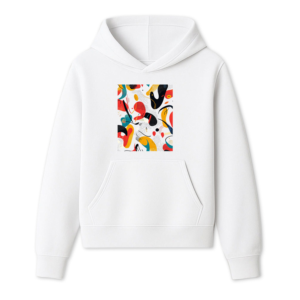 Bold Vibrant Abstract Art Print Hoodie