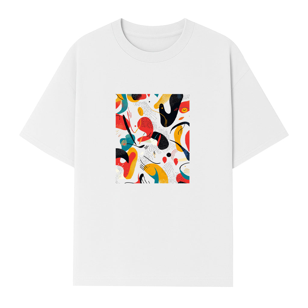 Bold Vibrant Abstract Art Print T-Shirt