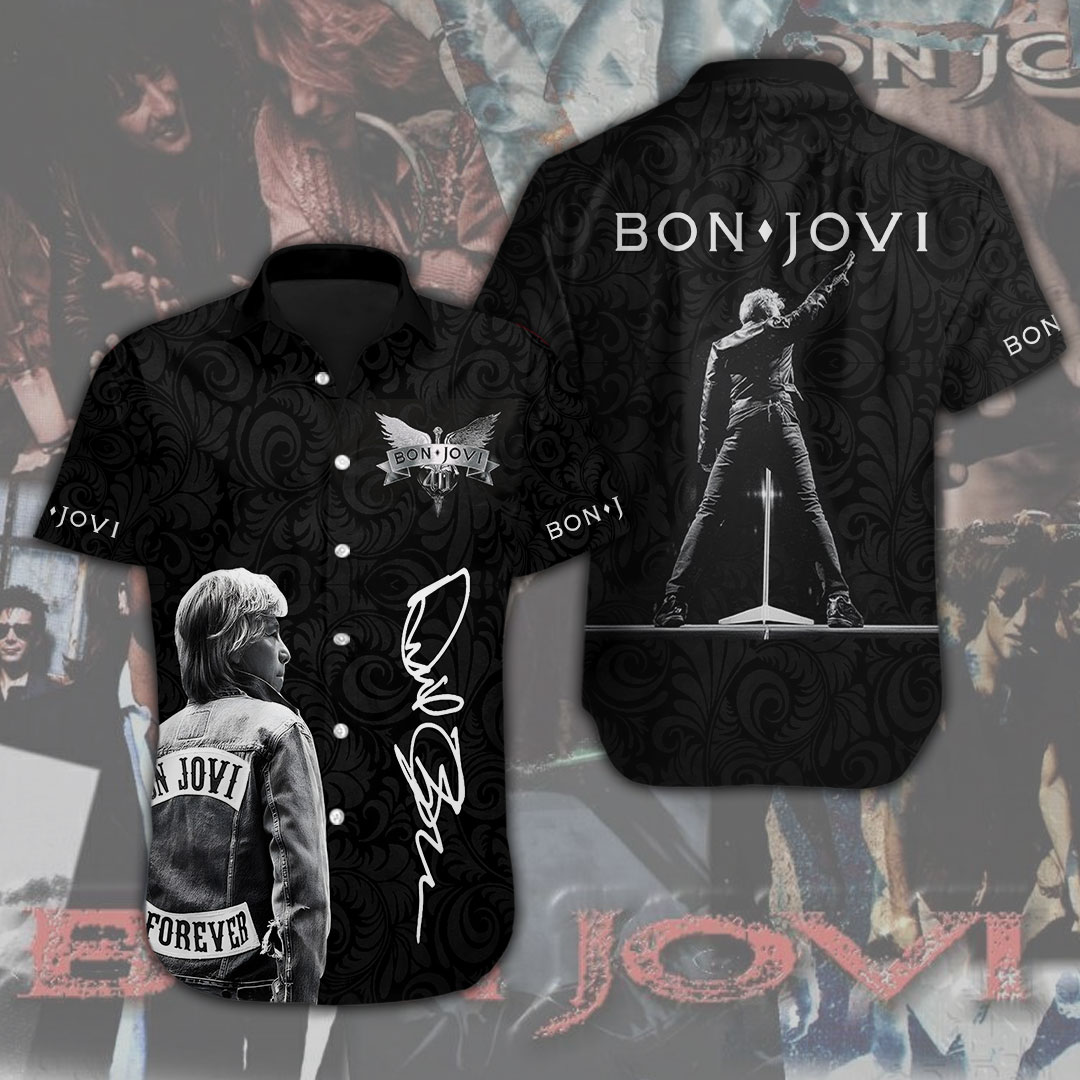 Bon Jovi Music Hawaiian Shirt Gifts For Fans