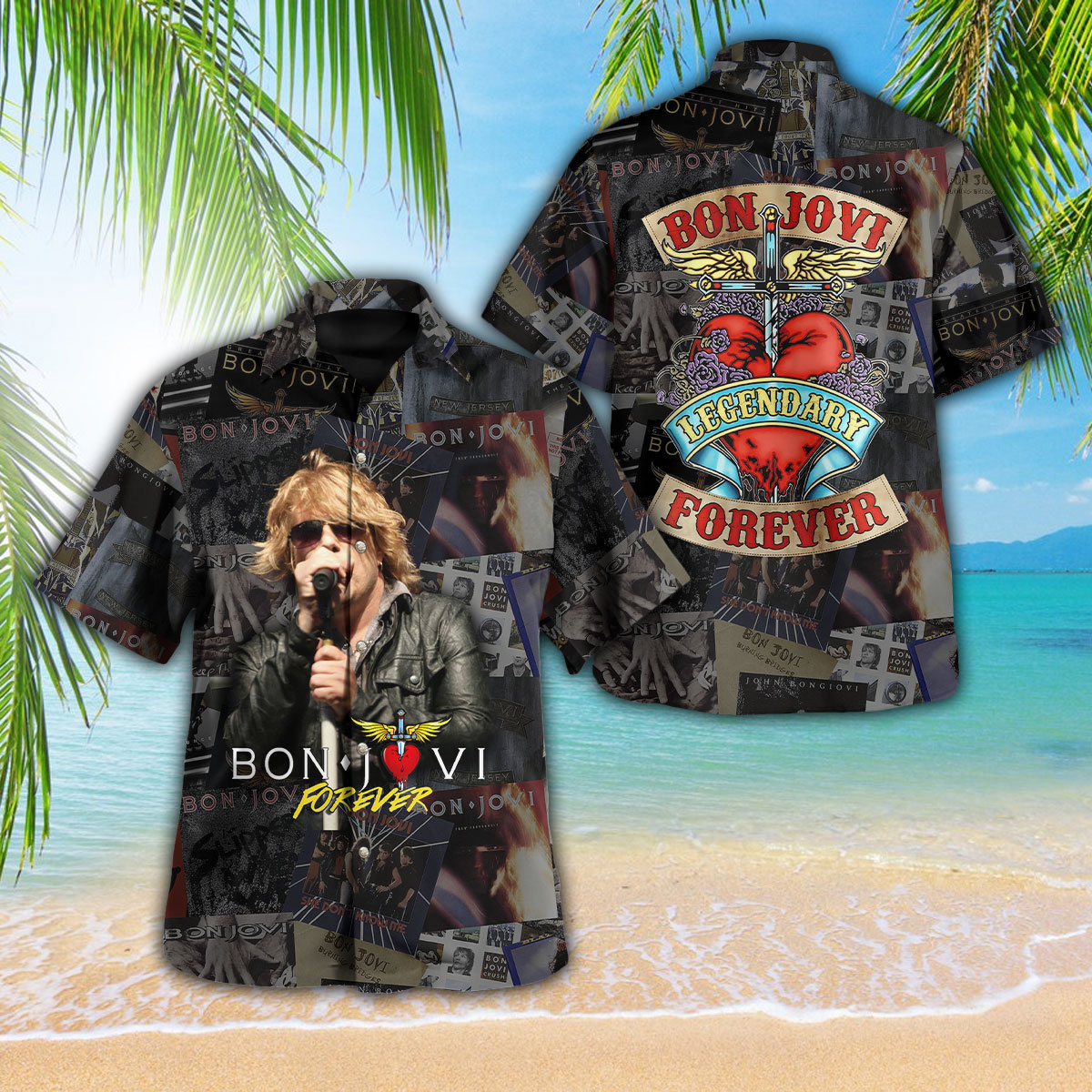 Bon Jovi Music Hawaiian Shirt Gifts For Fans