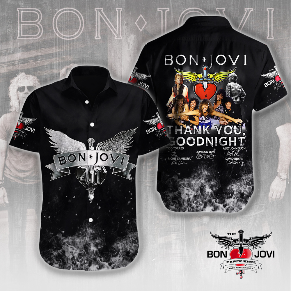Bon Jovi Music Hawaiian Shirt Gifts For Fans