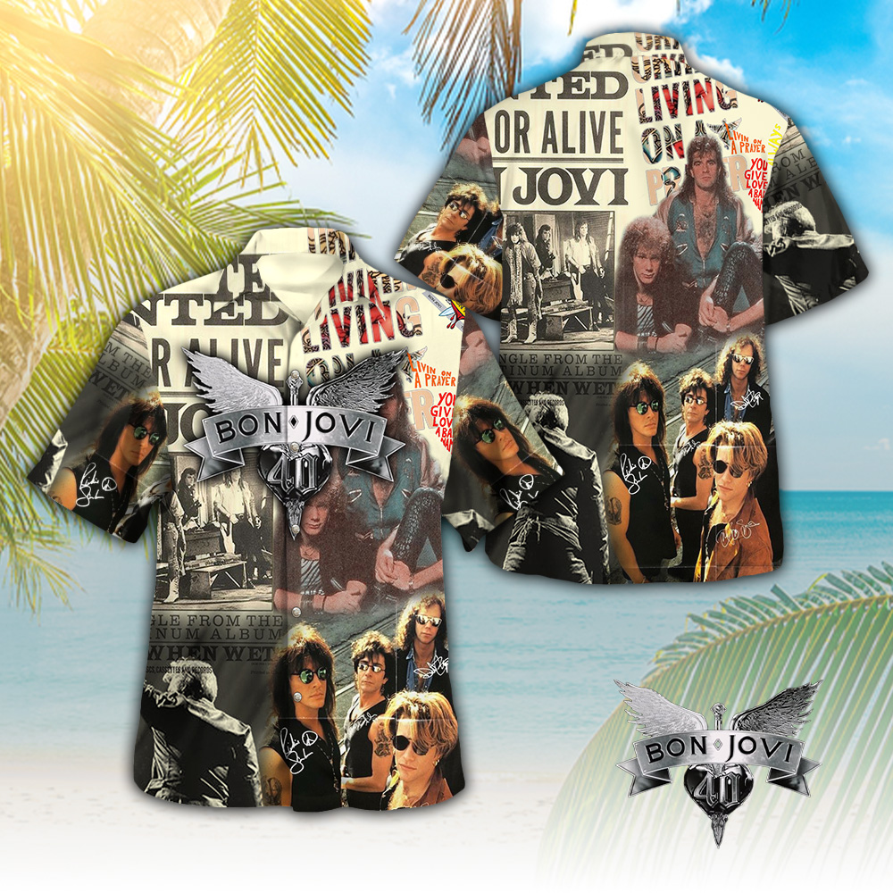 Bon Jovi Music Hawaiian Shirt Gifts For Fans