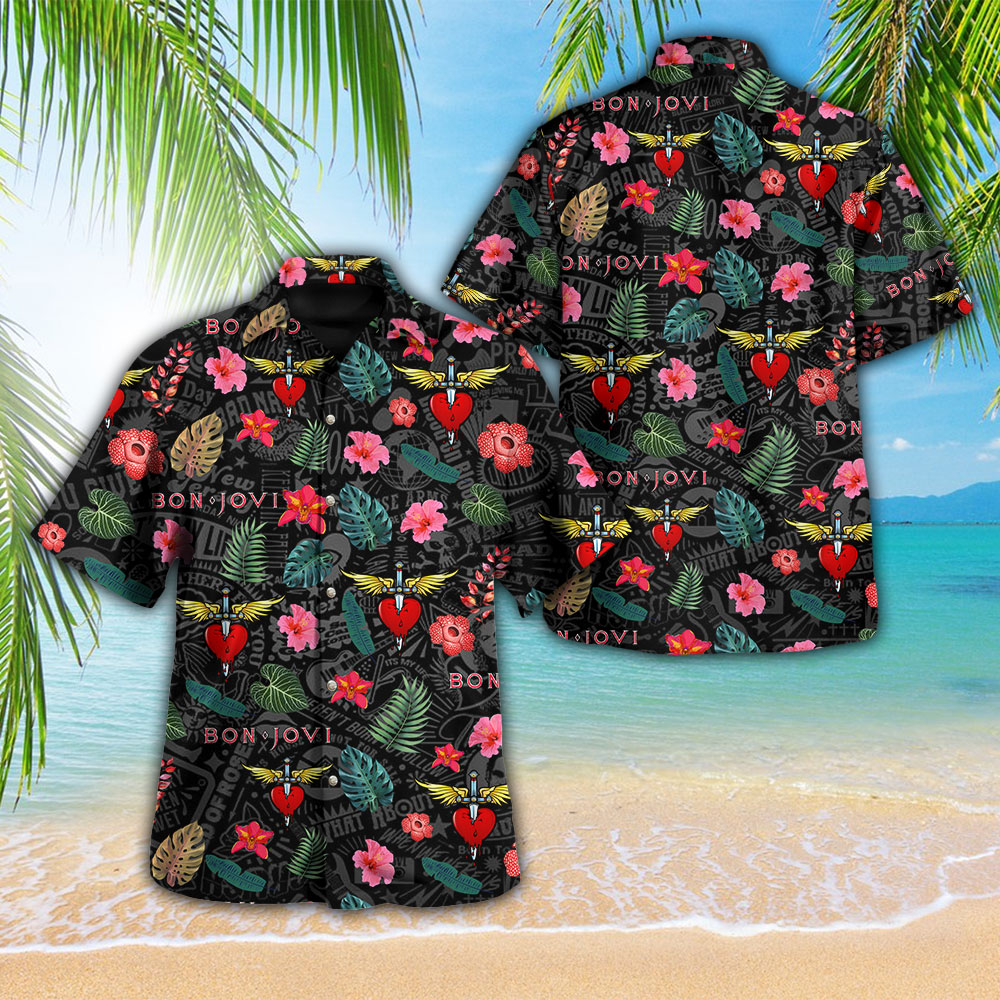 Bon Jovi Music Hawaiian Shirt Gifts For Fans