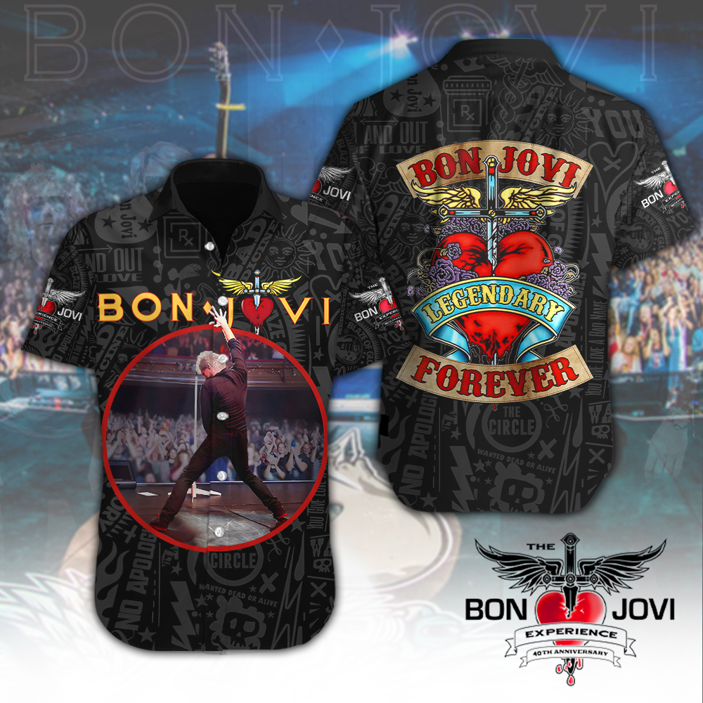 Bon Jovi Music Hawaiian Shirt Gifts For Fans