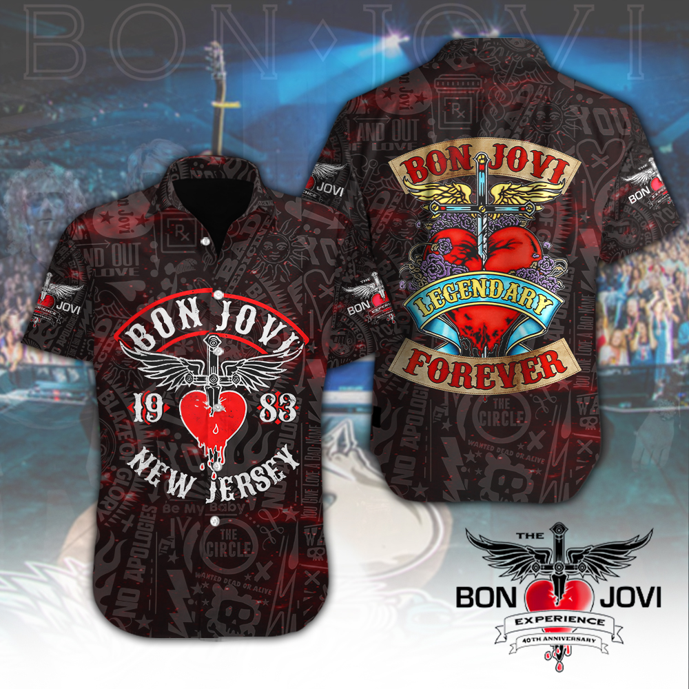 Bon Jovi Music Hawaiian Shirt Gifts For Fans