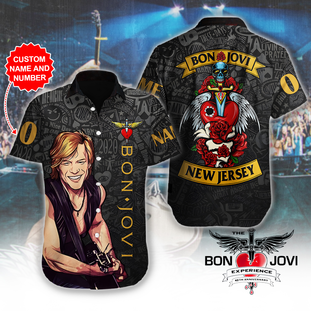 Bon Jovi Music Hawaiian Shirt Gifts For Fans