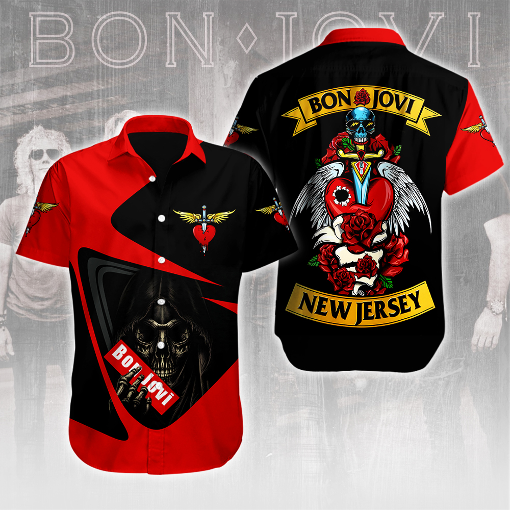 Bon Jovi Music Hawaiian Shirt Gifts For Fans