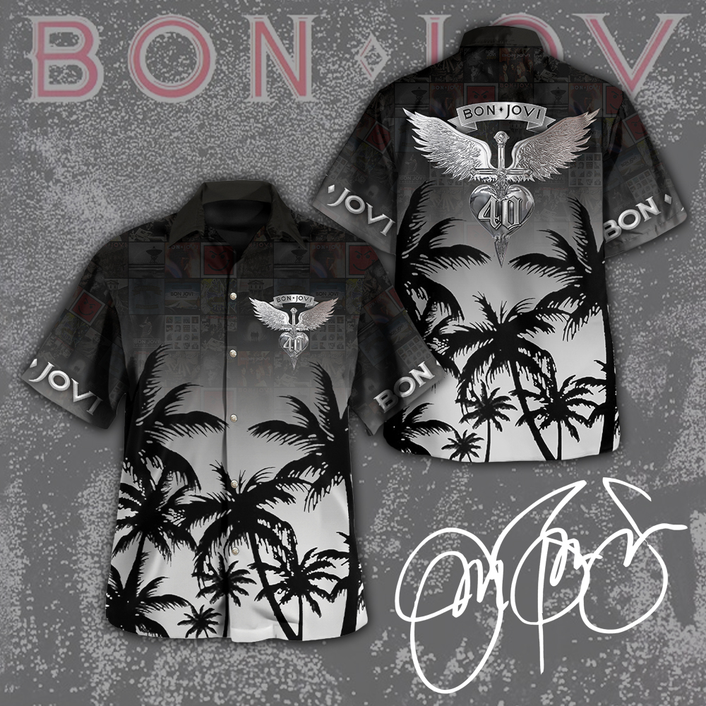 Bon Jovi Music Hawaiian Shirt Gifts For Fans