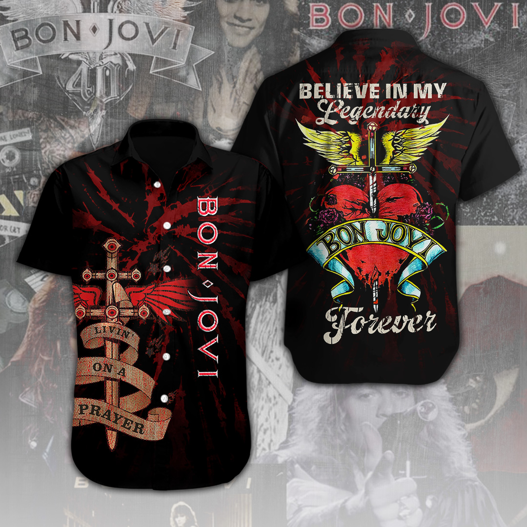 Bon Jovi Music Hawaiian Shirt Gifts For Fans