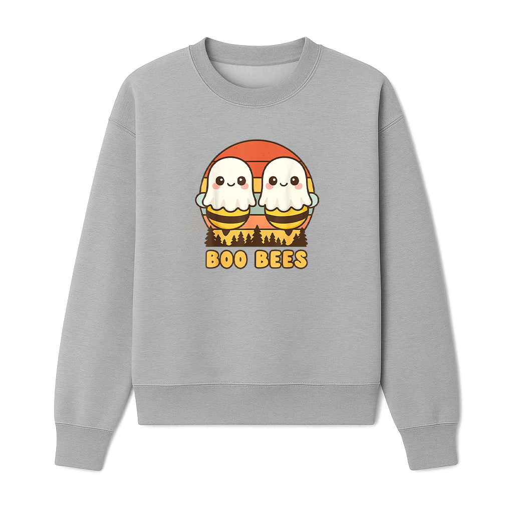 Boo Bees Funny Vintage Halloween Kawaii Ghost Bee Costume Sweatshirts 06-10-2025