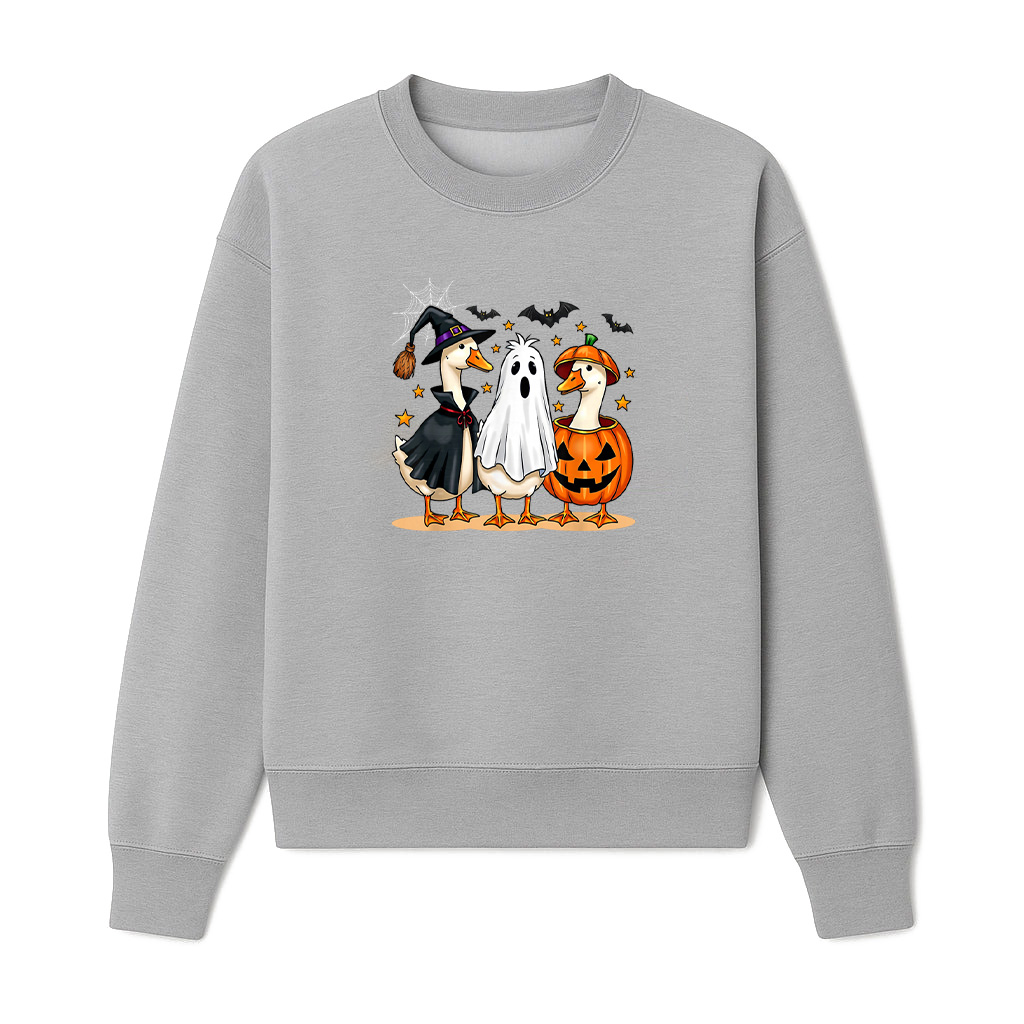 Boo Ghost Goose Vintage Halloween Goose Pumpkin Goose Sweatshirts 06-10-2025