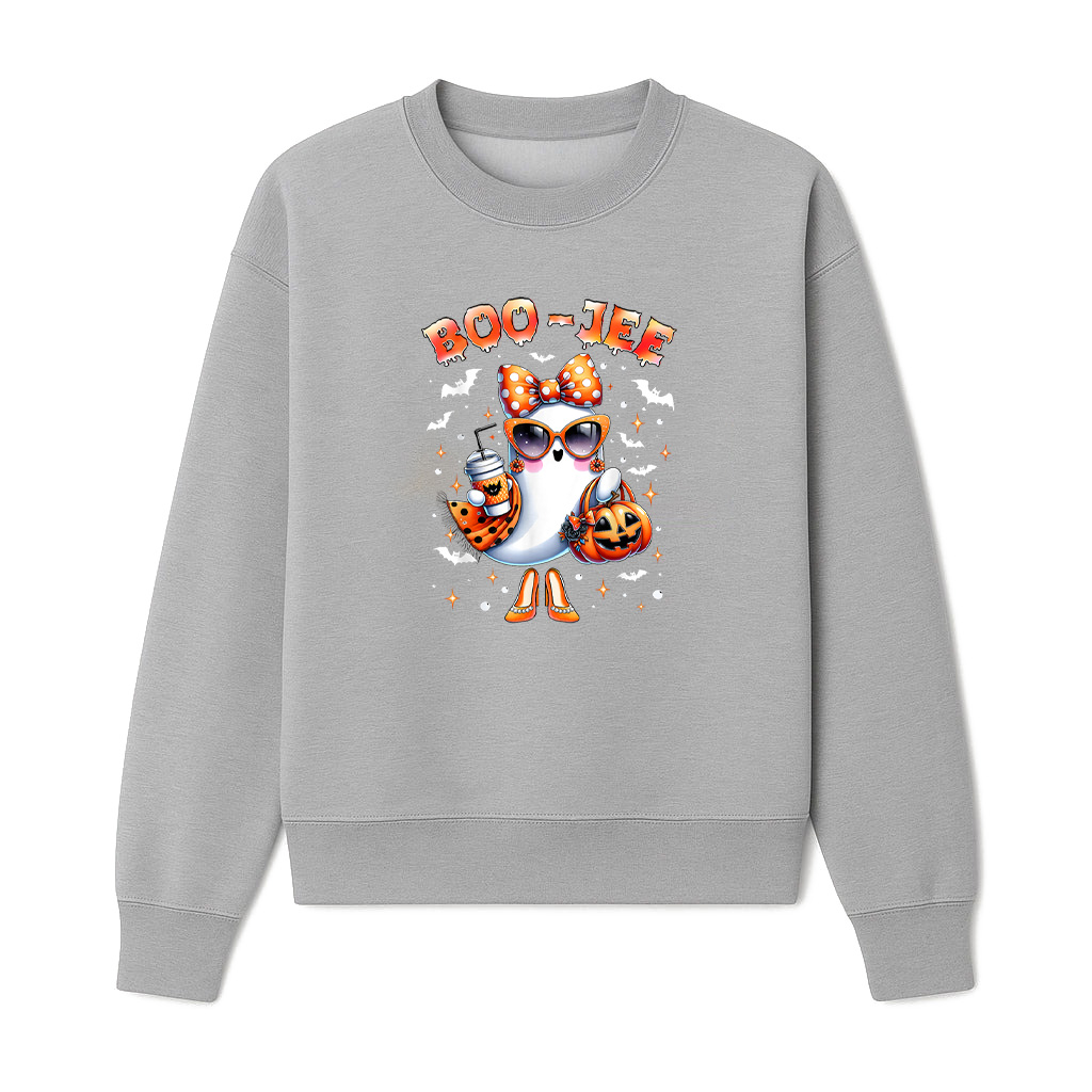 Boo Jee Funny Ghost Coffee Jack O Lantern Happy Halloween Sweatshirts 06-10-2025
