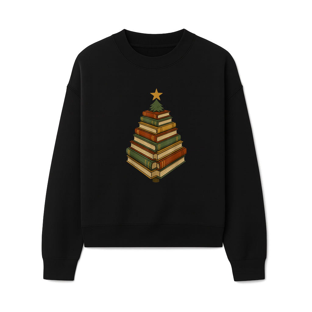 Book Lover Christmas Graphic Sweatshirts 06-10-2025