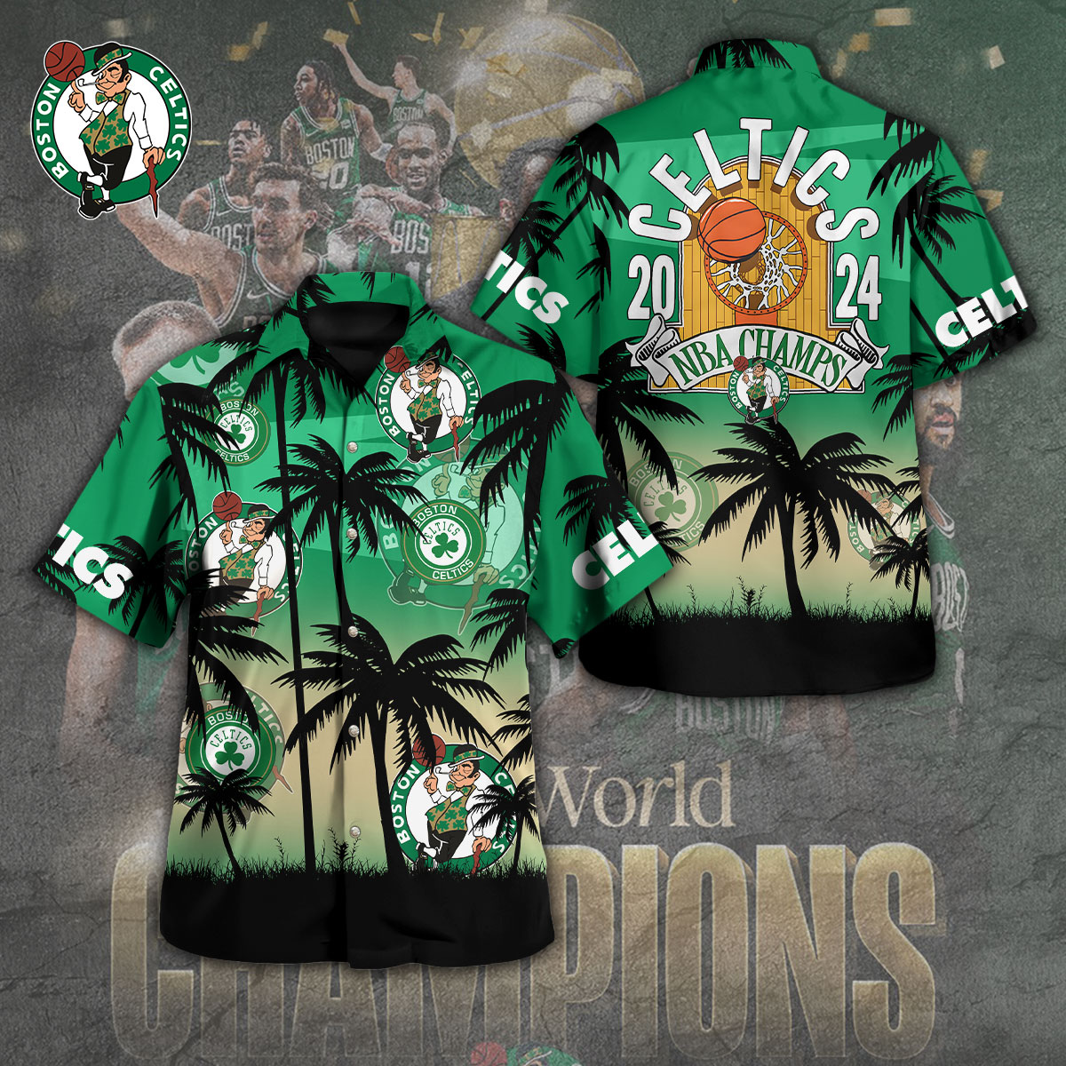 Boston Celtics NBA Hawaiian Shirt Gifts For Fans
