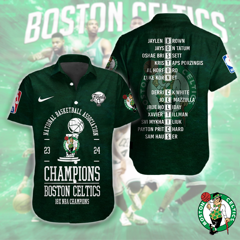 Boston Celtics NBA Hawaiian Shirt Gifts For Fans