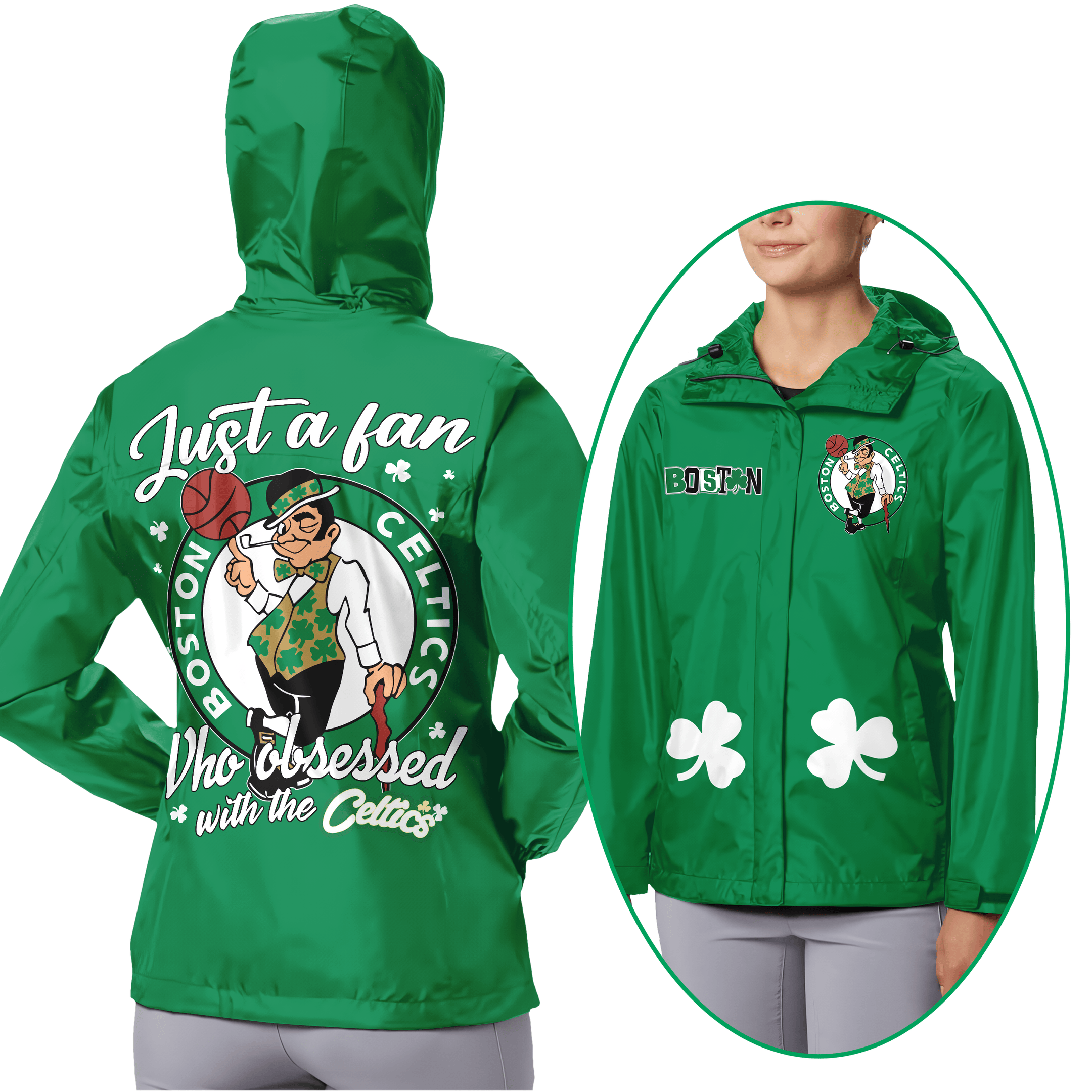 Boston Celtics NBA Windbreaker Jacket