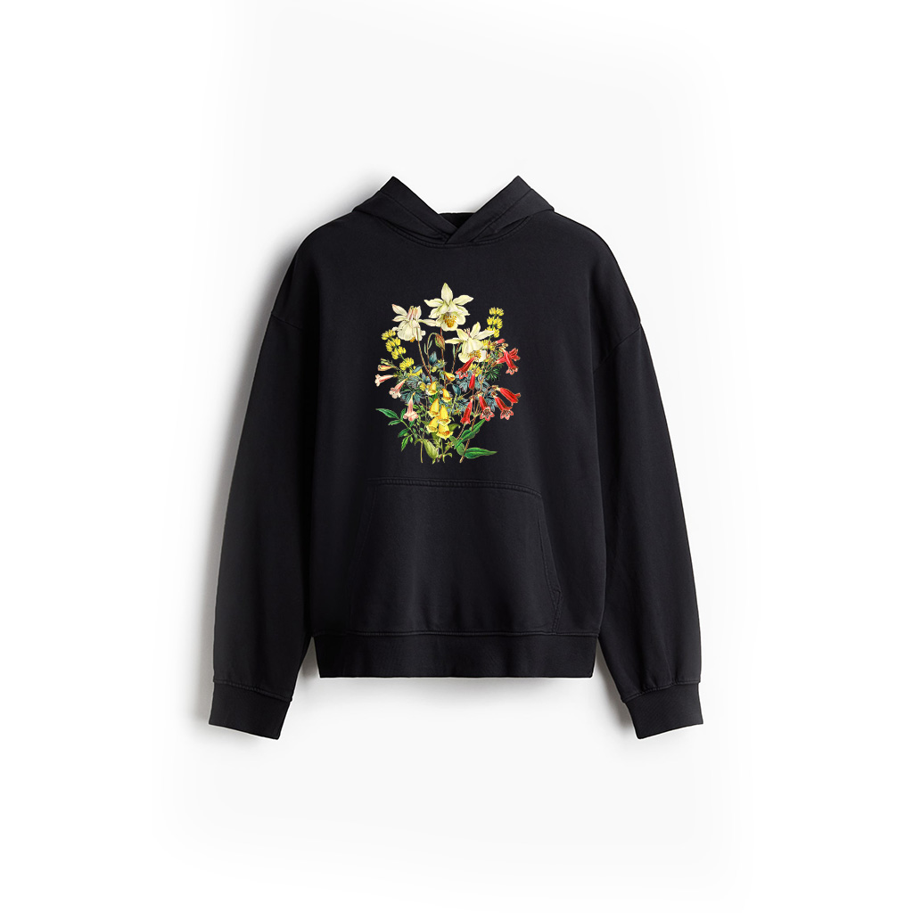 Botanical Botanical Floral Vintage Hoodie