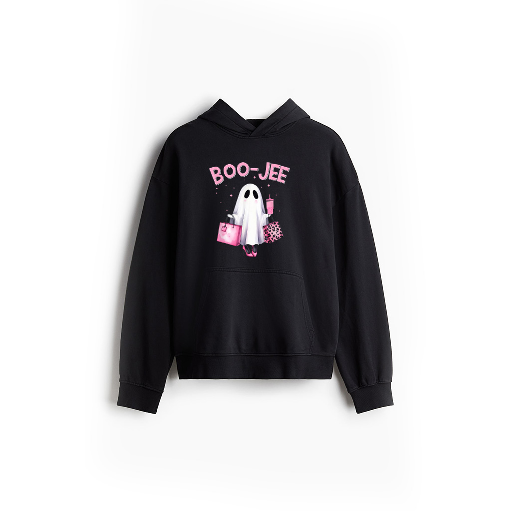 Boujee Boo Jee Spooky Ghost Funny Halloween Hoodie