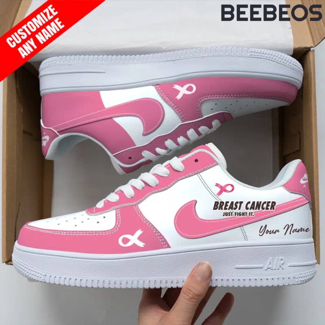 Breast Cancer Just Fight It Air Force 1 Sneakers AF1 Limited Shoes BAF1138