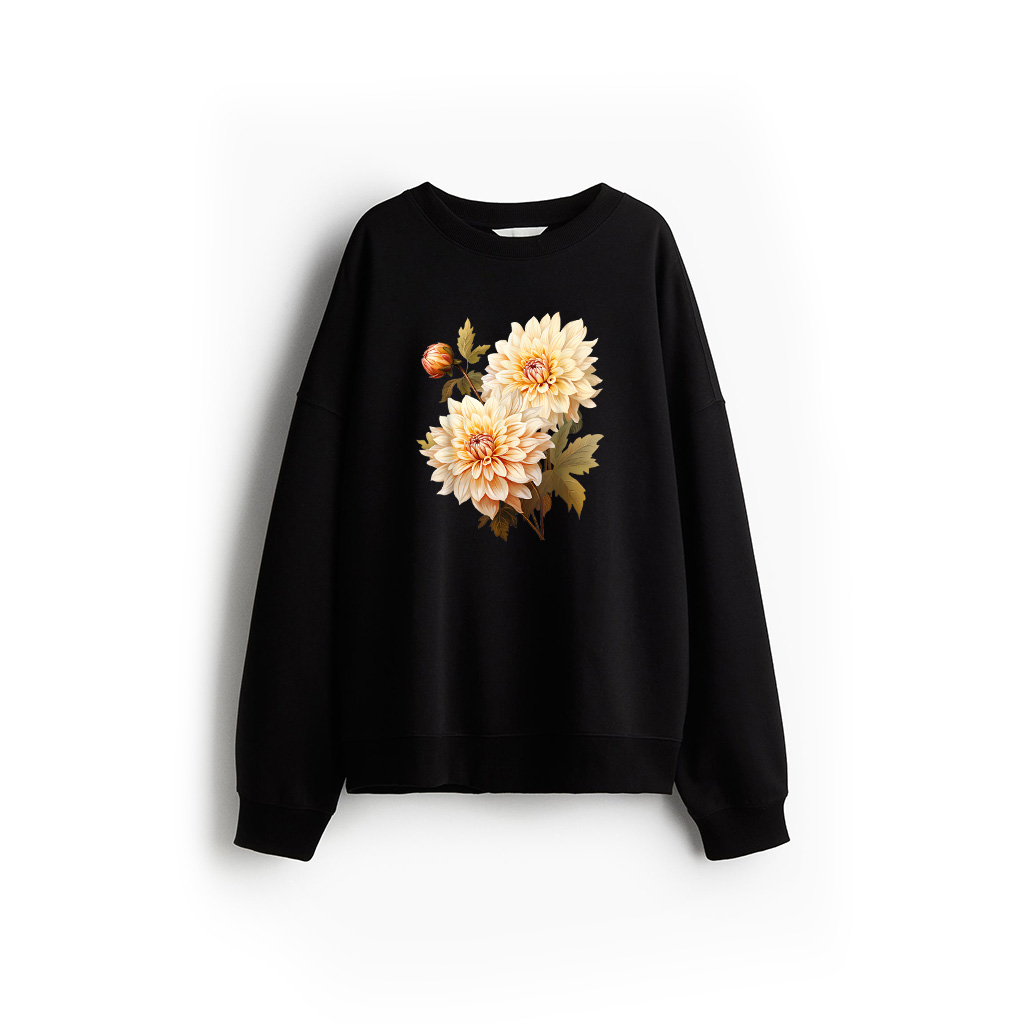Bright And Colorful Flowers Sweatshirt