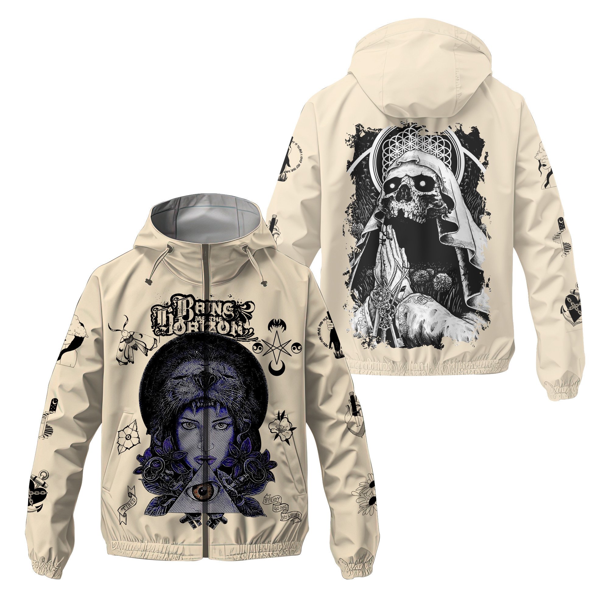 Bring Me The Horizon Music Windbreaker Outdoor Jacket