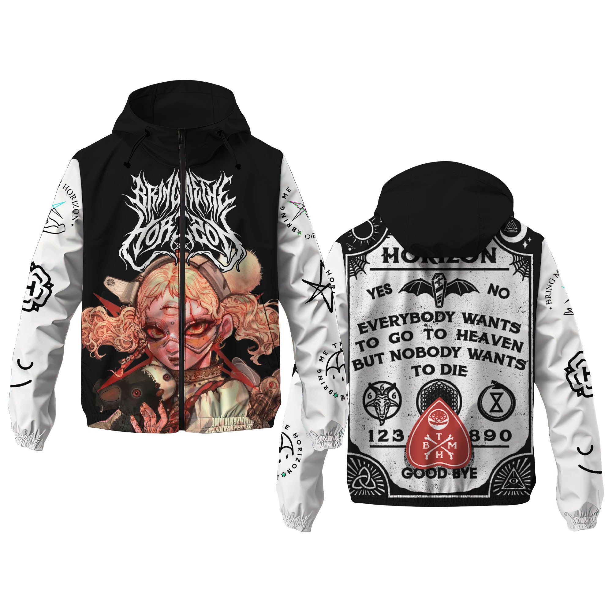 Bring Me The Horizon Music Windbreaker Outdoor Jacket