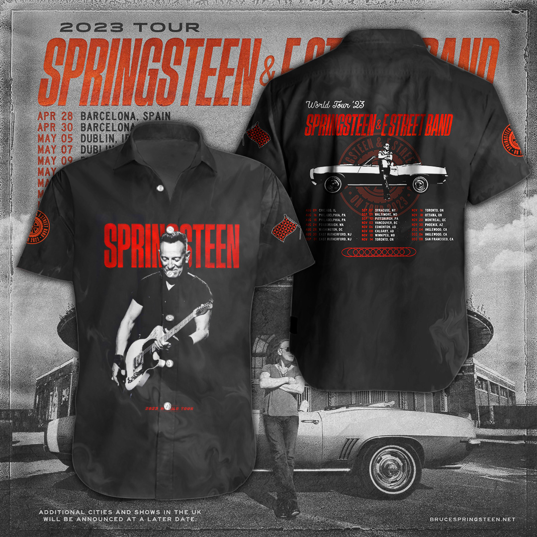 Bruce Springsteen Music Hawaiian Shirt Gifts For Fans