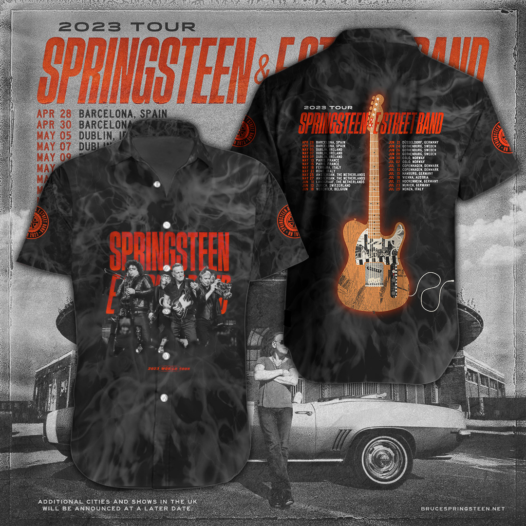 Bruce Springsteen Music Hawaiian Shirt Gifts For Fans