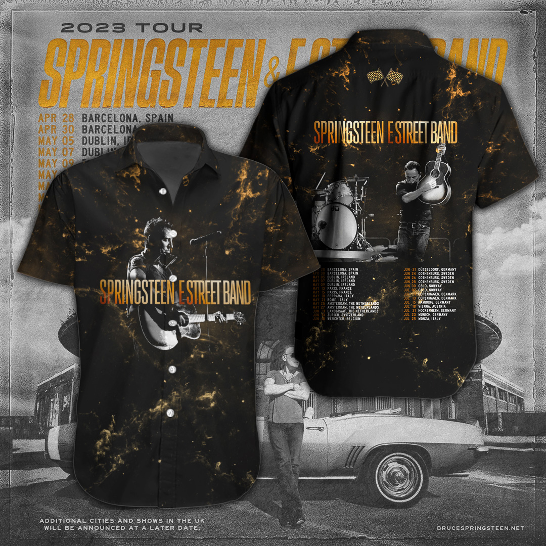 Bruce Springsteen Music Hawaiian Shirt Gifts For Fans