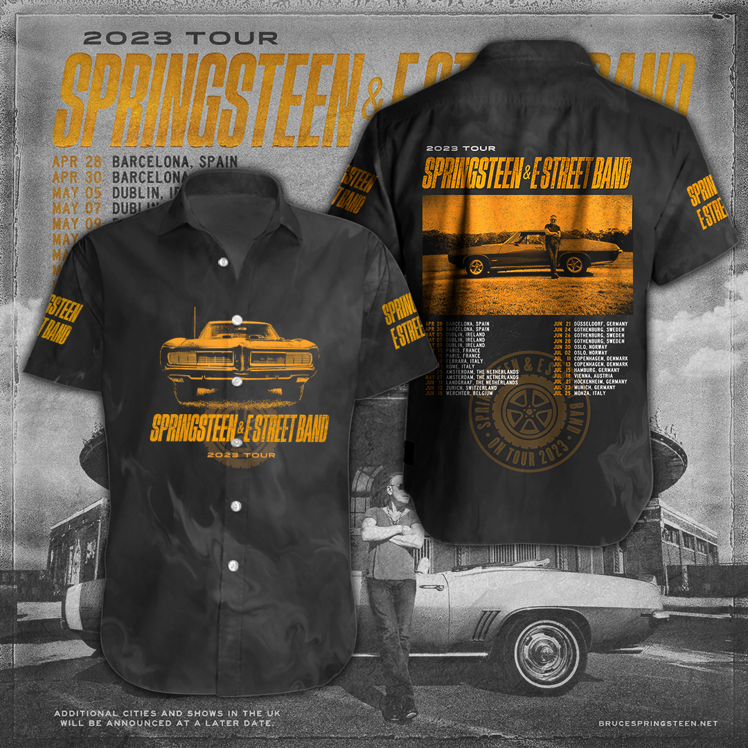 Bruce Springsteen Music Hawaiian Shirt Gifts For Fans