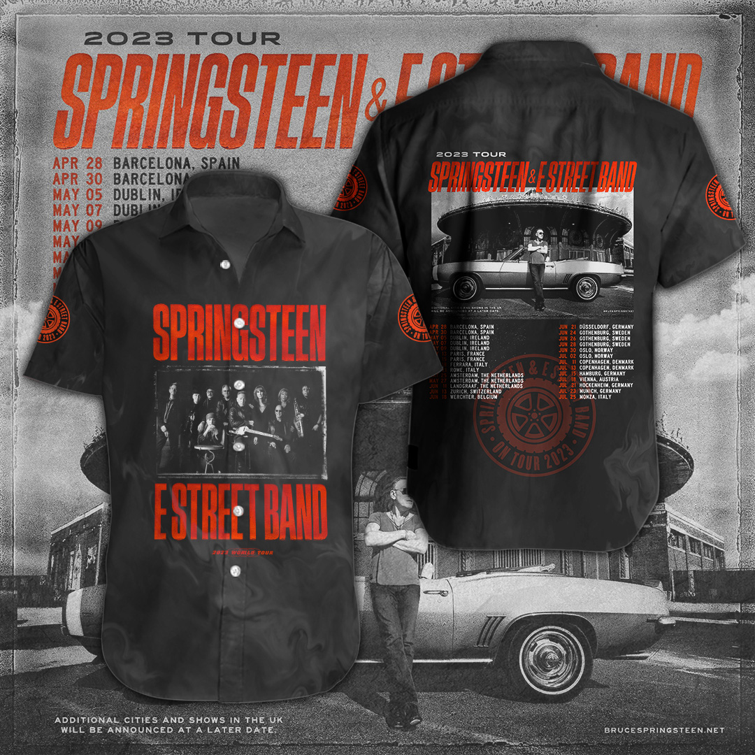 Bruce Springsteen Music Hawaiian Shirt Gifts For Fans