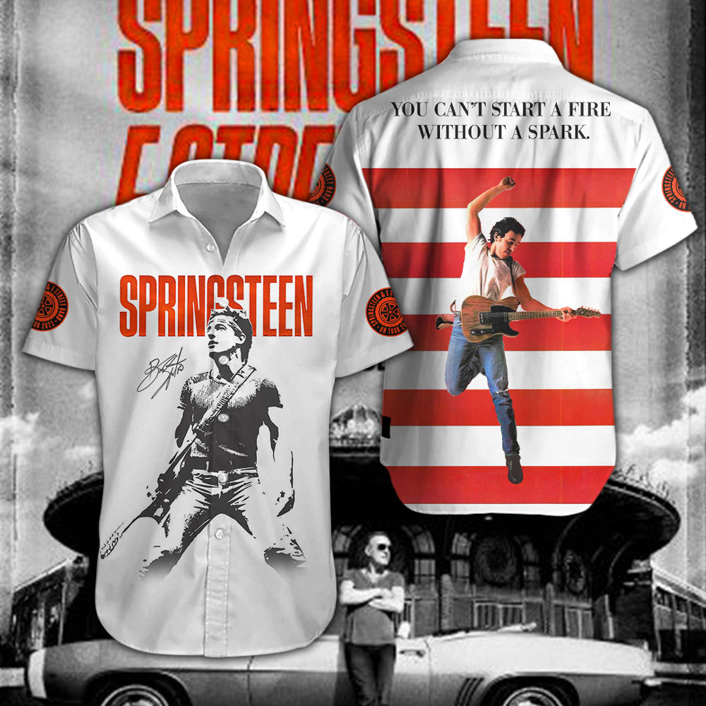 Bruce Springsteen Music Hawaiian Shirt Gifts For Fans
