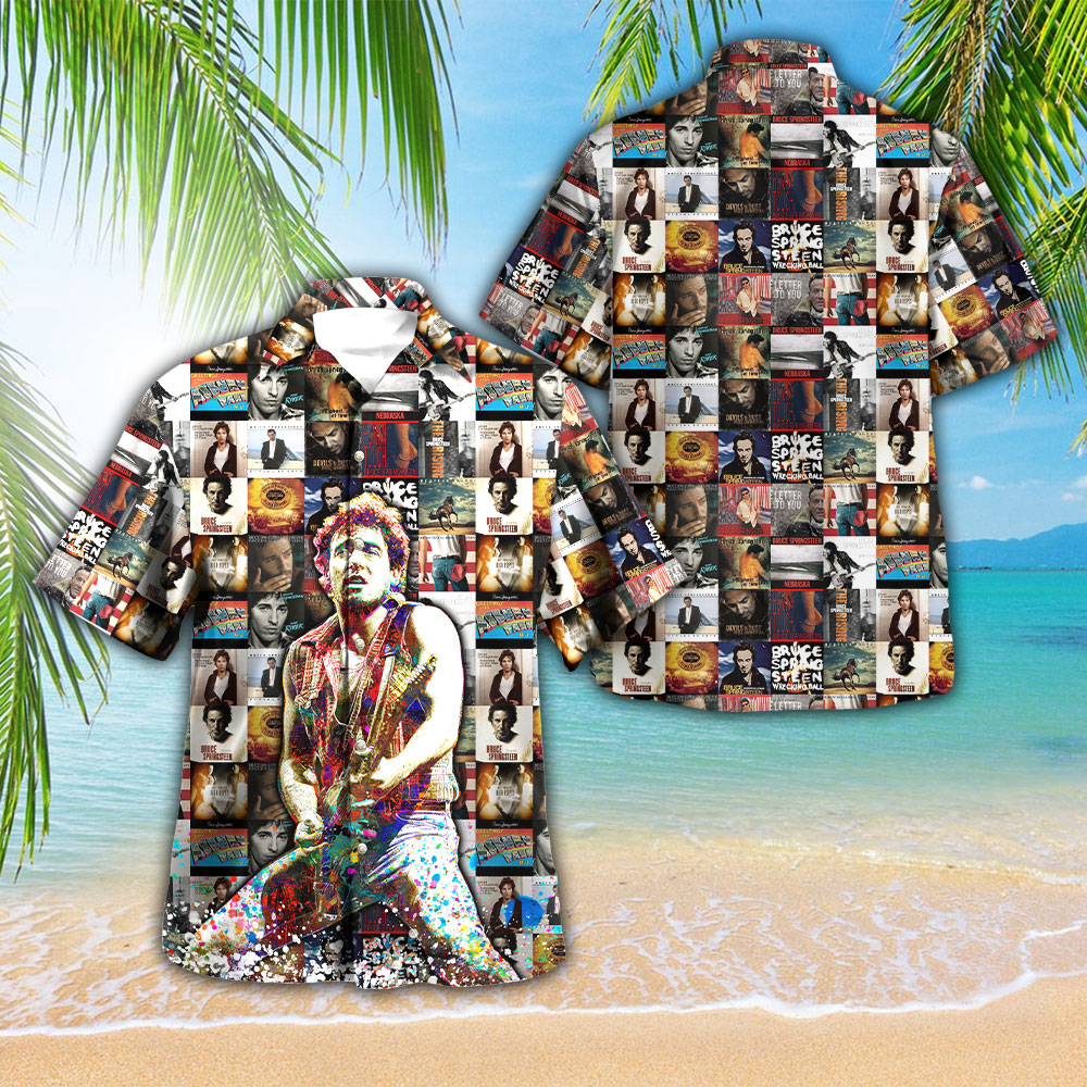 Bruce Springsteen Music Hawaiian Shirt Gifts For Fans