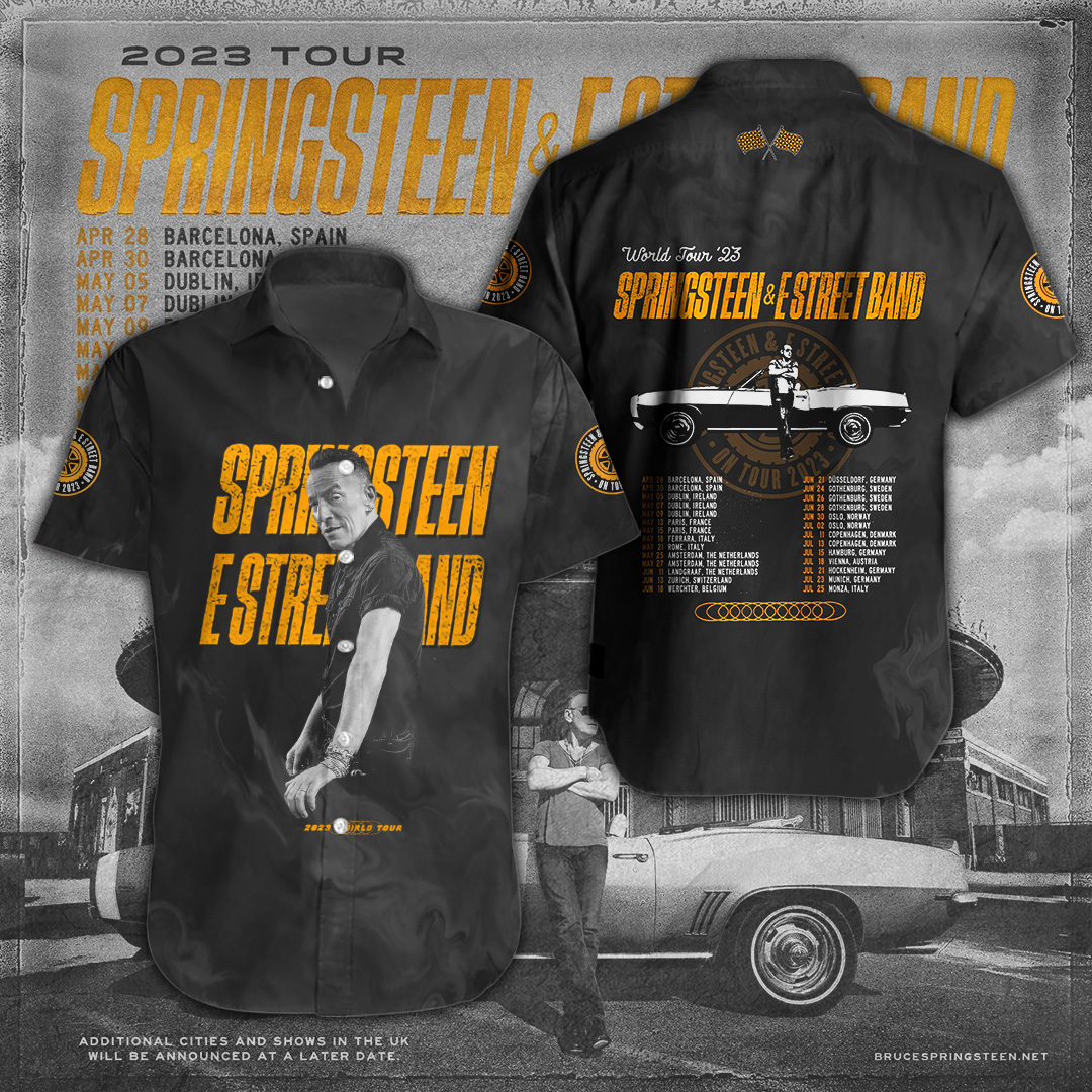 Bruce Springsteen Music Hawaiian Shirt Gifts For Fans