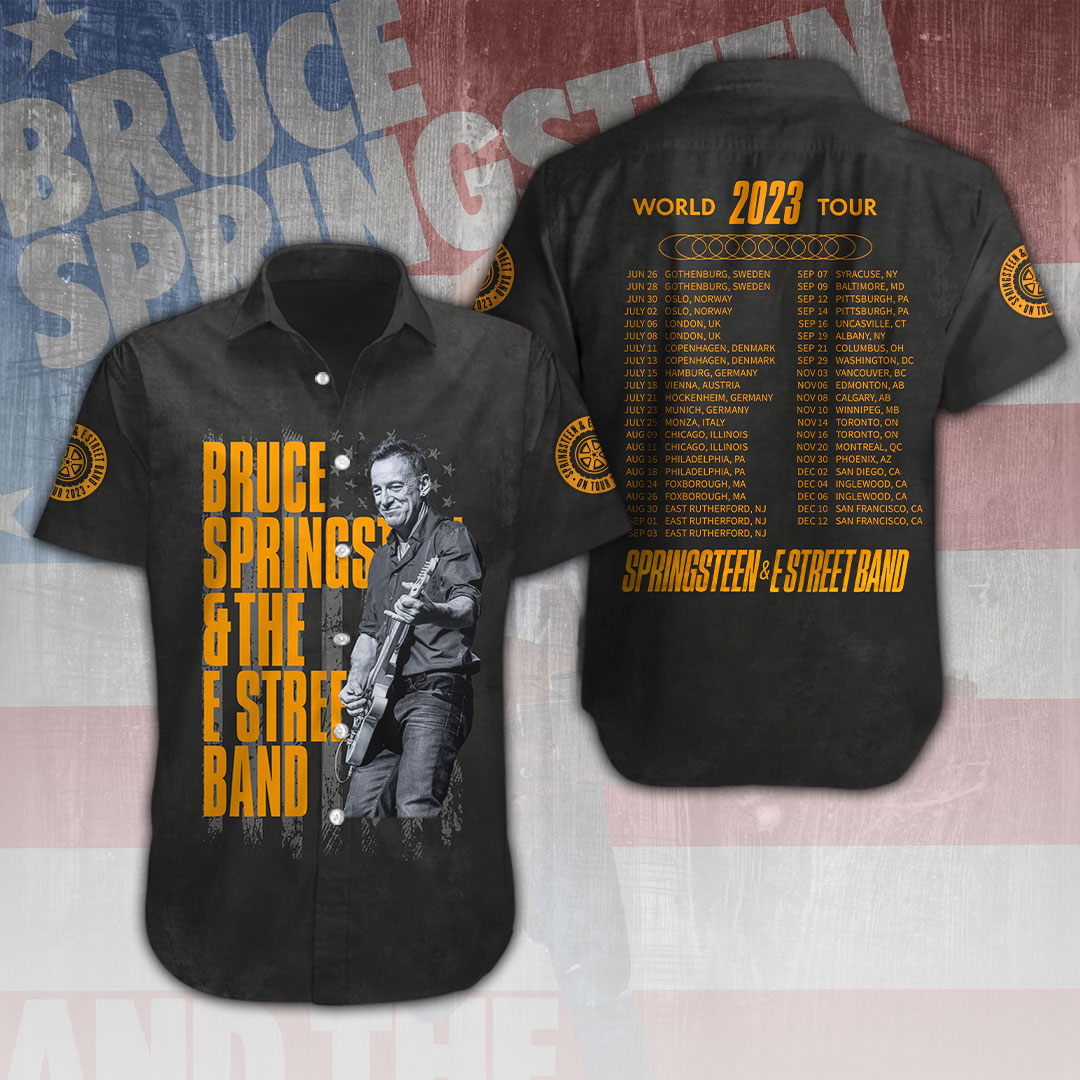 Bruce Springsteen Music Hawaiian Shirt Gifts For Fans