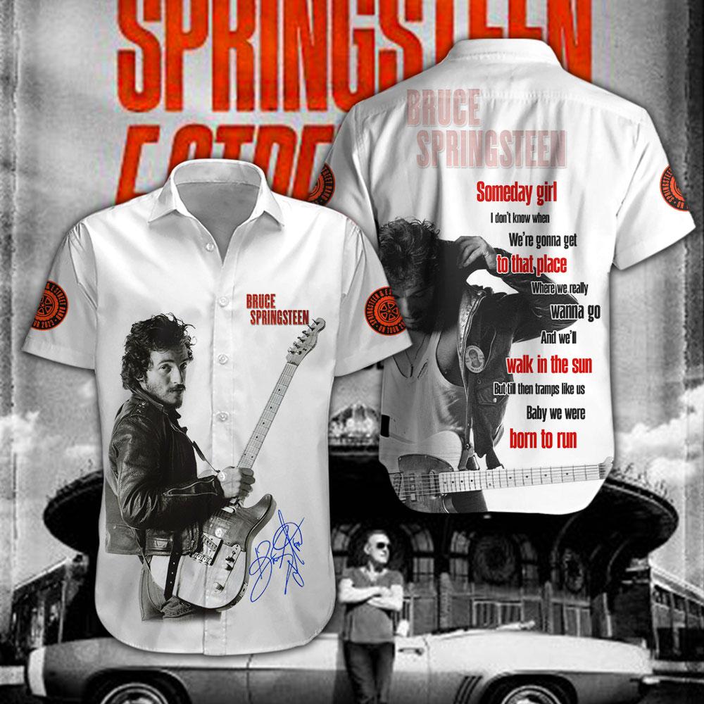 Bruce Springsteen Music Hawaiian Shirt Gifts For Fans