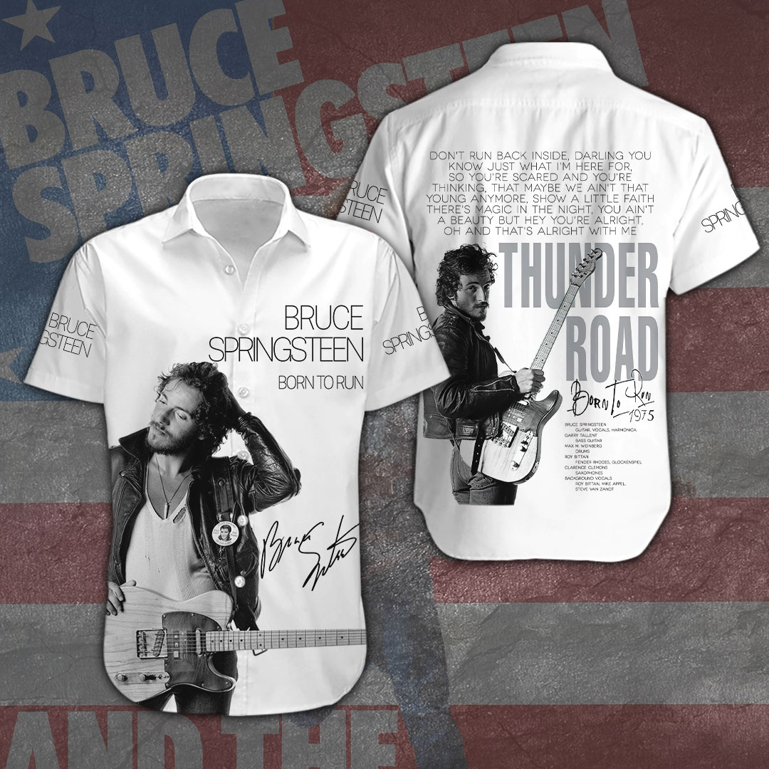 Bruce Springsteen Music Hawaiian Shirt Gifts For Fans