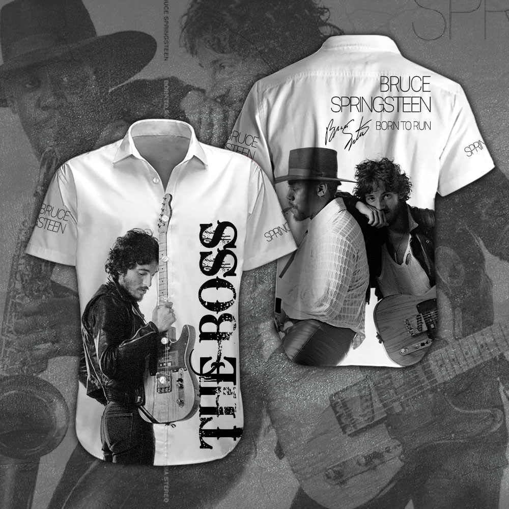 Bruce Springsteen Music Hawaiian Shirt Gifts For Fans