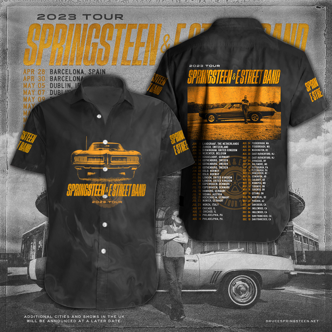 Bruce Springsteen Music Hawaiian Shirt Gifts For Fans