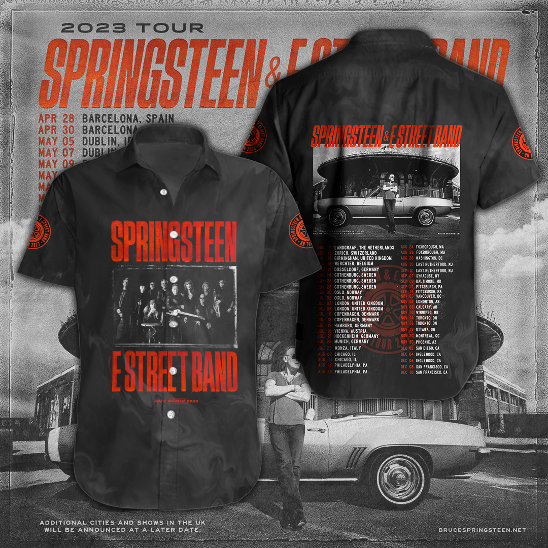 Bruce Springsteen Music Hawaiian Shirt Gifts For Fans
