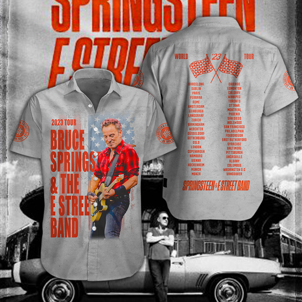 Bruce Springsteen Music Hawaiian Shirt Gifts For Fans