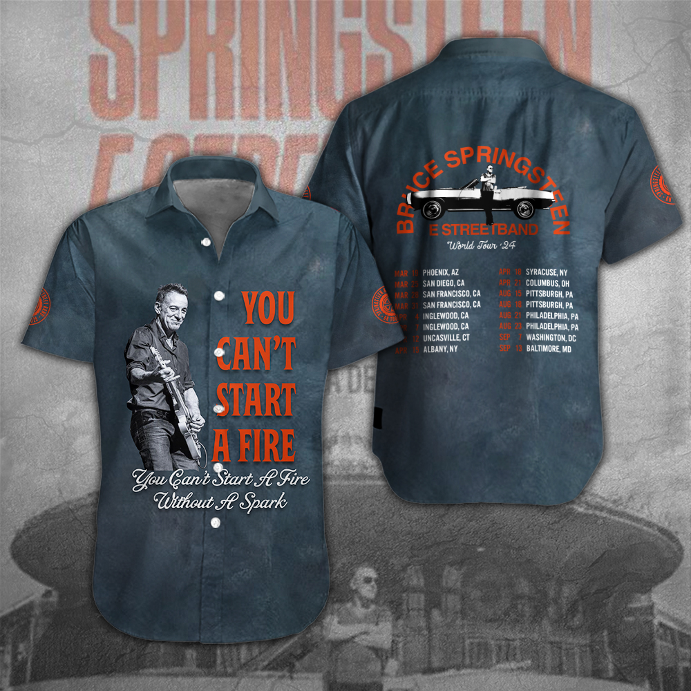 Bruce Springsteen Music Hawaiian Shirt Gifts For Fans