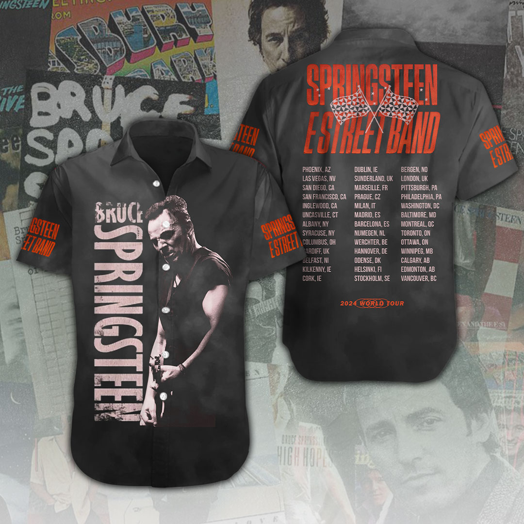 Bruce Springsteen Music Hawaiian Shirt Gifts For Fans