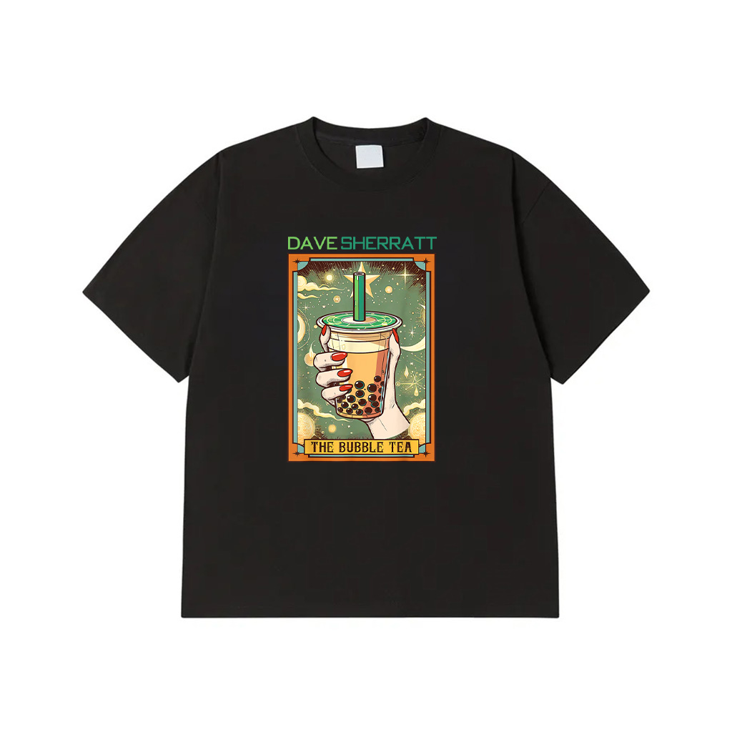 Bubble Tea Boba Tea Lover Bestie The Bubble Tea Tarot Card T-Shirt