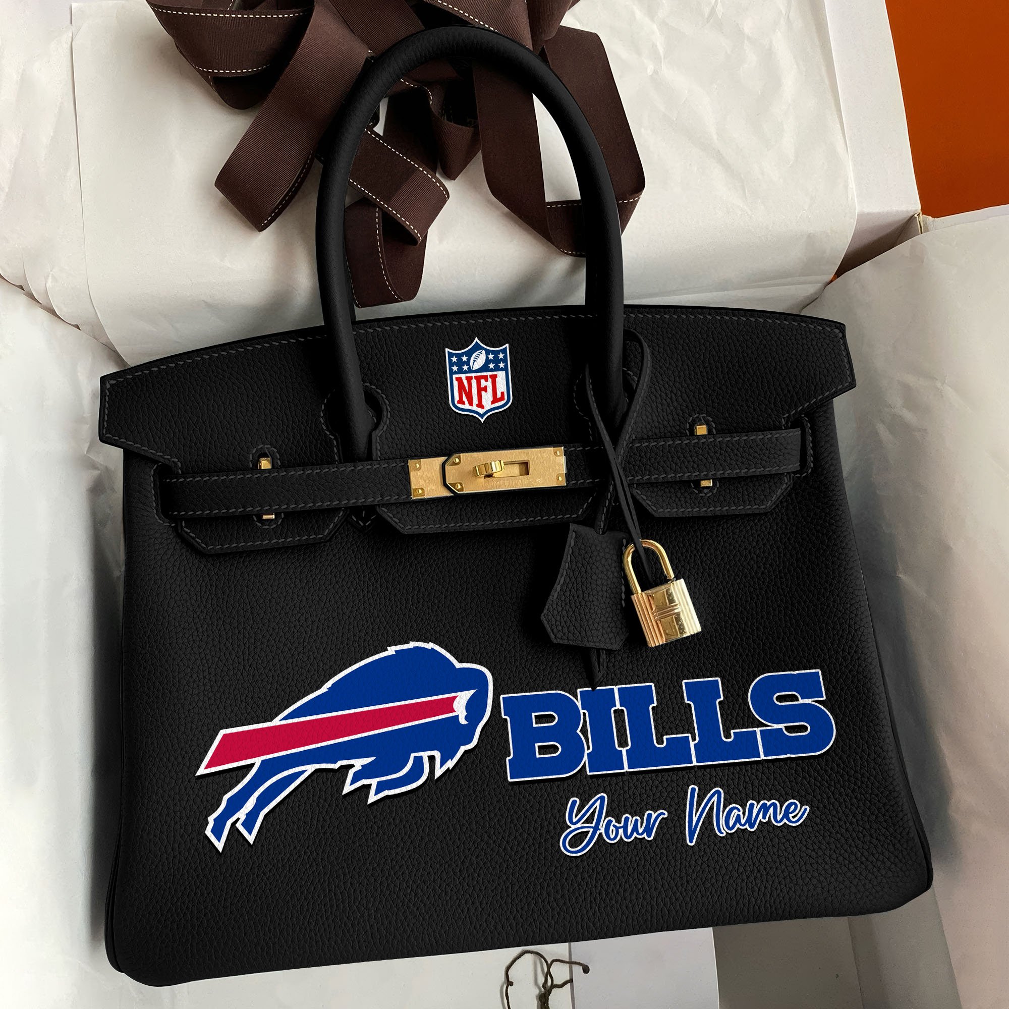 Buffalo Bills Deluxe Handbag For Women Custom Your Name 2025 Versions, Sport Deluxe Handbag